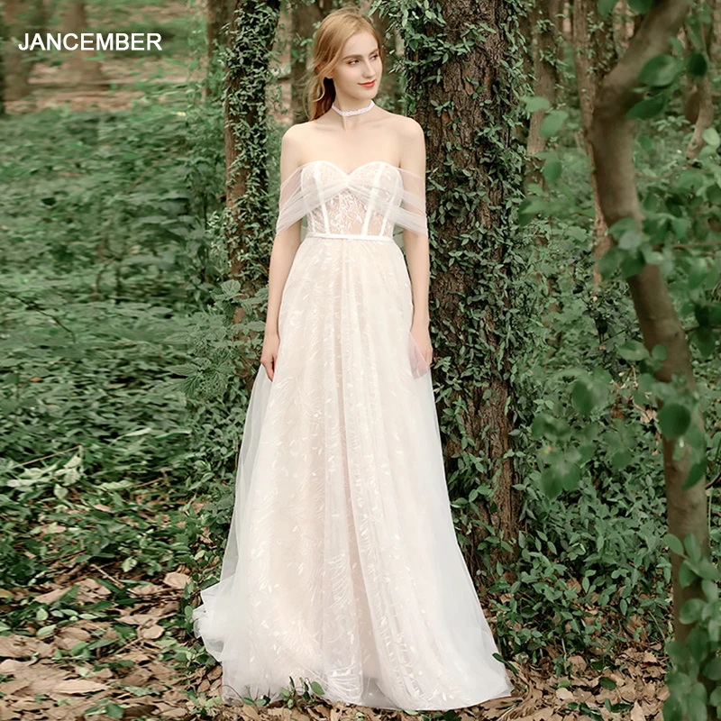 

DFN011 Цветочные кружевные свадебные платья 2022 свадебное платье на пуговицах для свадьбы на пляже с бантом платья для матери невесты fête