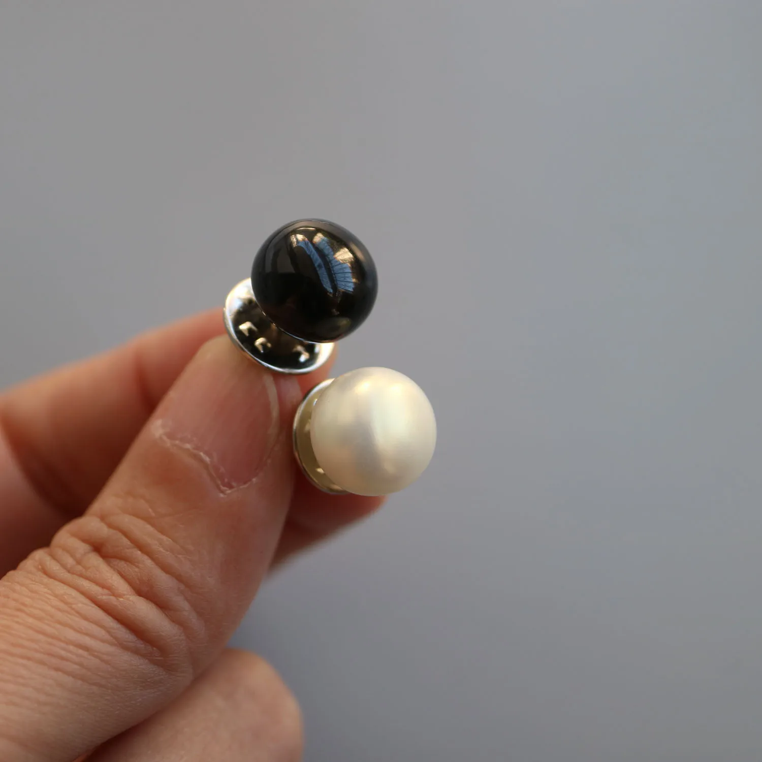 

10pcs/lot 12mm invisible anti-glare pearl button for clothing Pin cardigan decoration brooch button for dresses