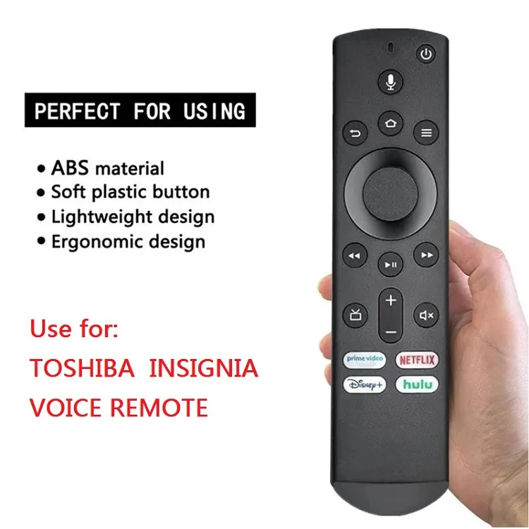 

CT-RC1US-19 NS-RCFNA-19 Ir Remote Control Replacement Compatible For Insignia Toshiba Fire Tv 65LF711U20