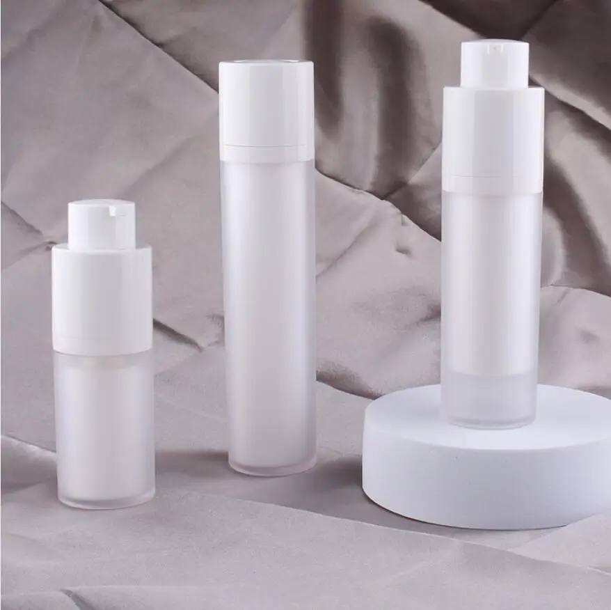 50ml frosted rotate airless bottle with white pump UV essence lotion/emulsion/serum/foundation skincare cosmetic packing | Красота и