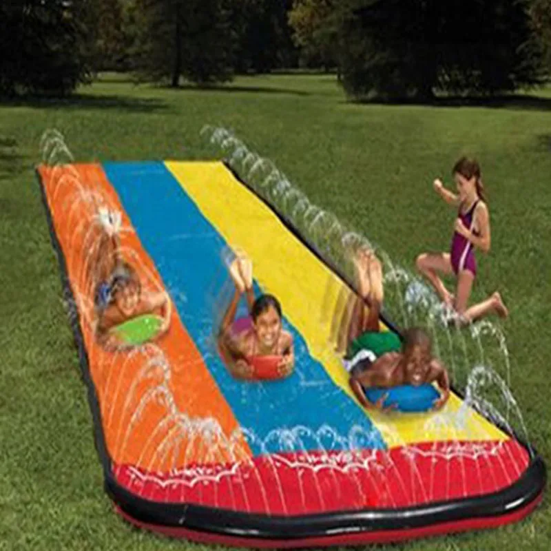 Summer Parent-child Outdoor Lawn Spray Surfboard Toy Games C