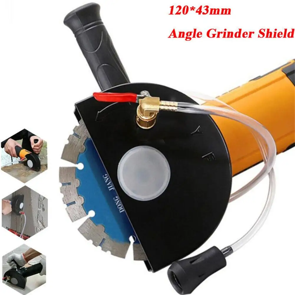 

Angle Grinder Shield Set High Hardness Water Cutting Machine Base Safety Cover With Water Pump 120 X 43mm