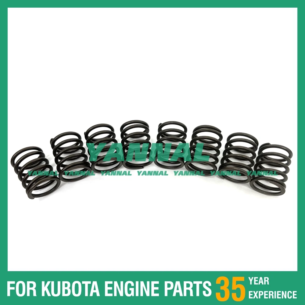 Новые 8 шт. пружины клапана для двигателя Kubota V2203 V2403