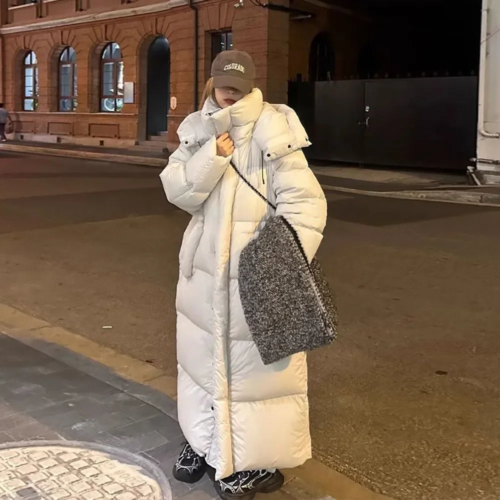 Зимние пальто для женщин новинка 2024 теплое длинное хлопковое высококачественное