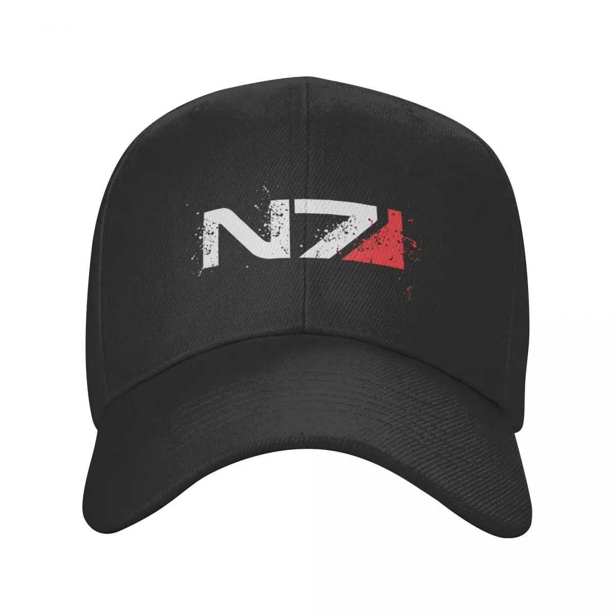 

New Mass Effect N7 Punk Unisex Video Game Baseball Cap Adult Alliance Military Adjustable Dad Hat Women Men Outdoor 1