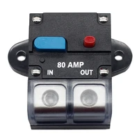 50a 60a 80a 100a 120a 150a 200a 250a 300a circuit breaker fuse holder reset car truck audio recoverable