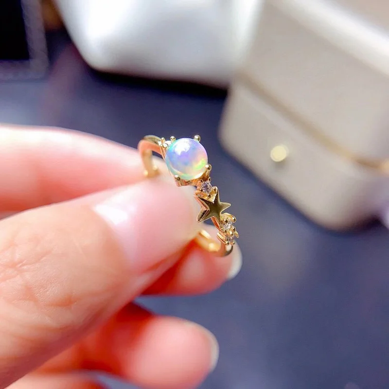 Женское вечерние ЦО из серебра 925 пробы с натуральным опалом |