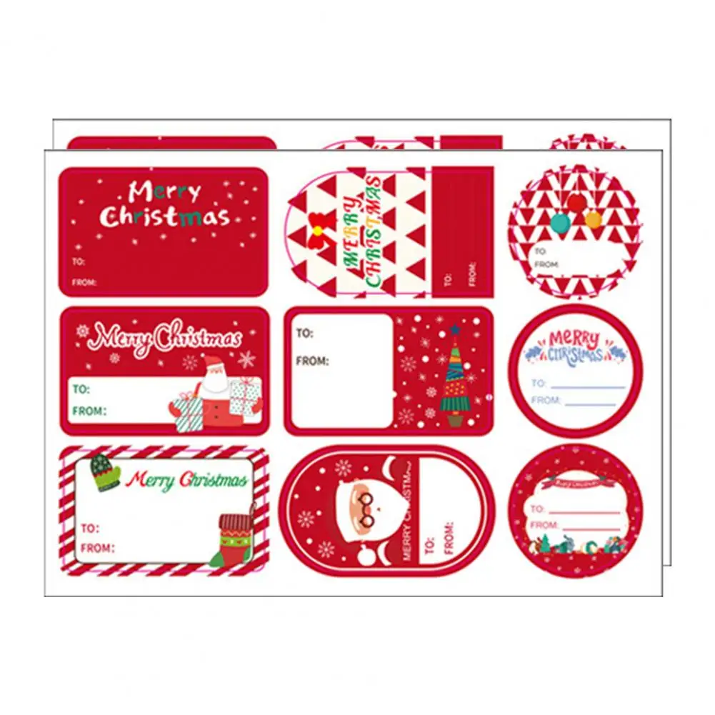 

Рождественские наклейки для подарков