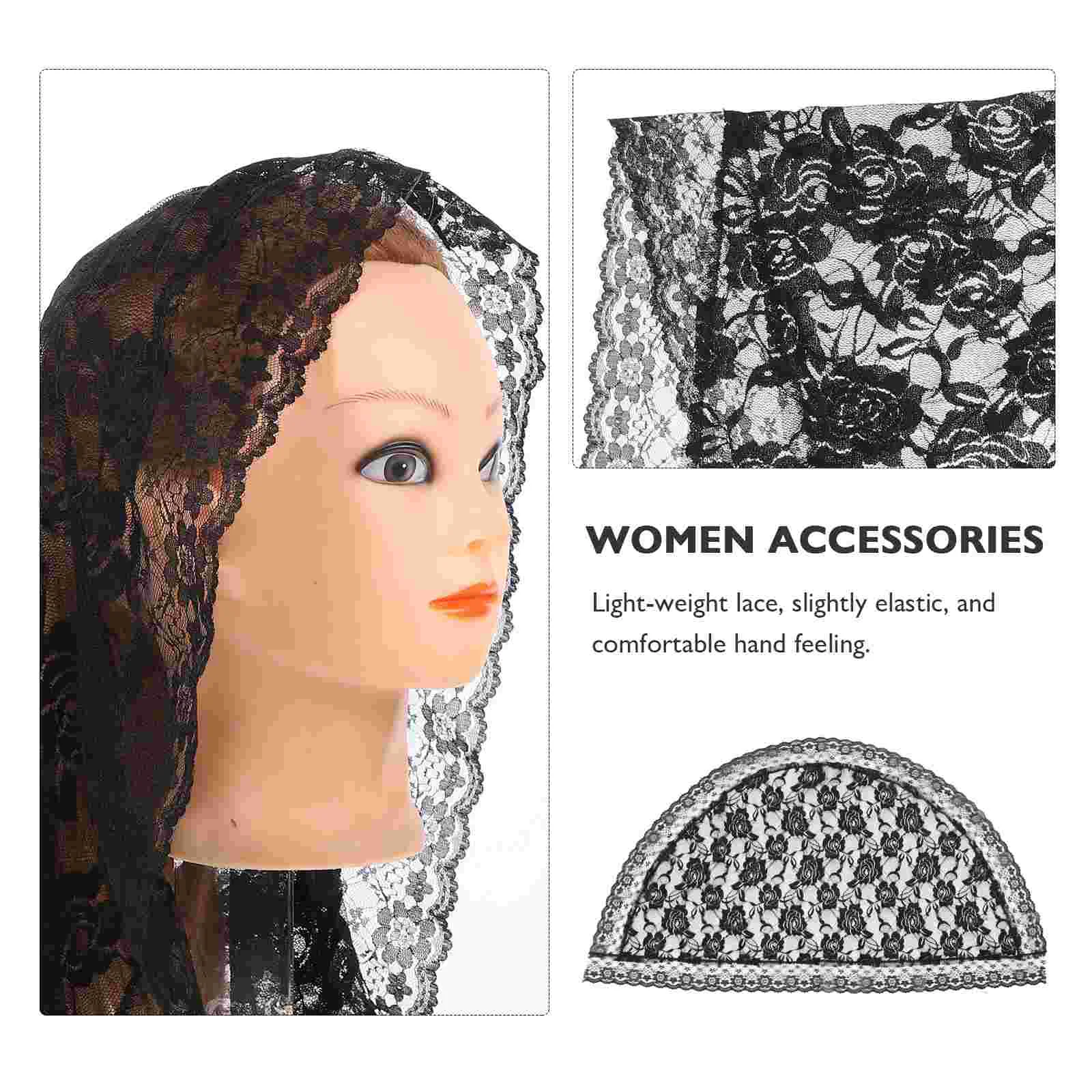 Женский шарф с жемчужной вуалью модный шейный платок кружевная клетка для птиц