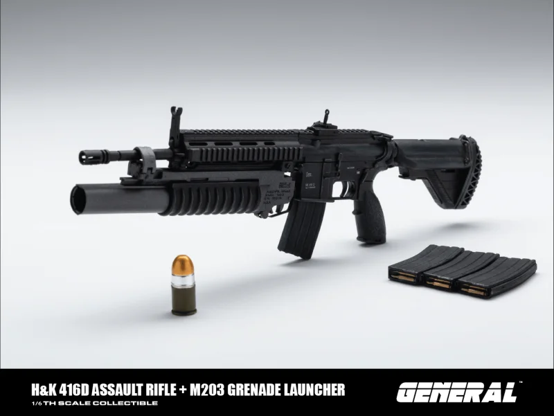 Мини-игрушка 1/6 модель обычная Магнитная граната HK416D из ПВХ не может быть
