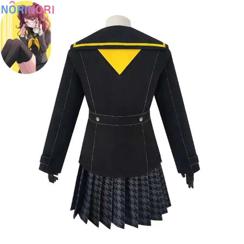 Фото CyAnime Game Persona 4 P4 Kujikawa Rise Косплей Костюм Парик Японский JK Школьная Форма Юбка Женский Сексуальный Костюм Для Хэллоуина №1