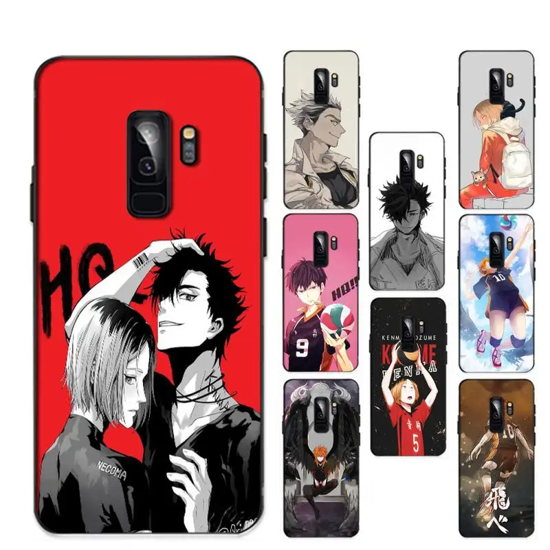 

YNDFCNB Haikyuu Phone Case for Samsung A51 A30s A52 A71 A12 for Huawei Honor 10i for OPPO vivo Y11 cover