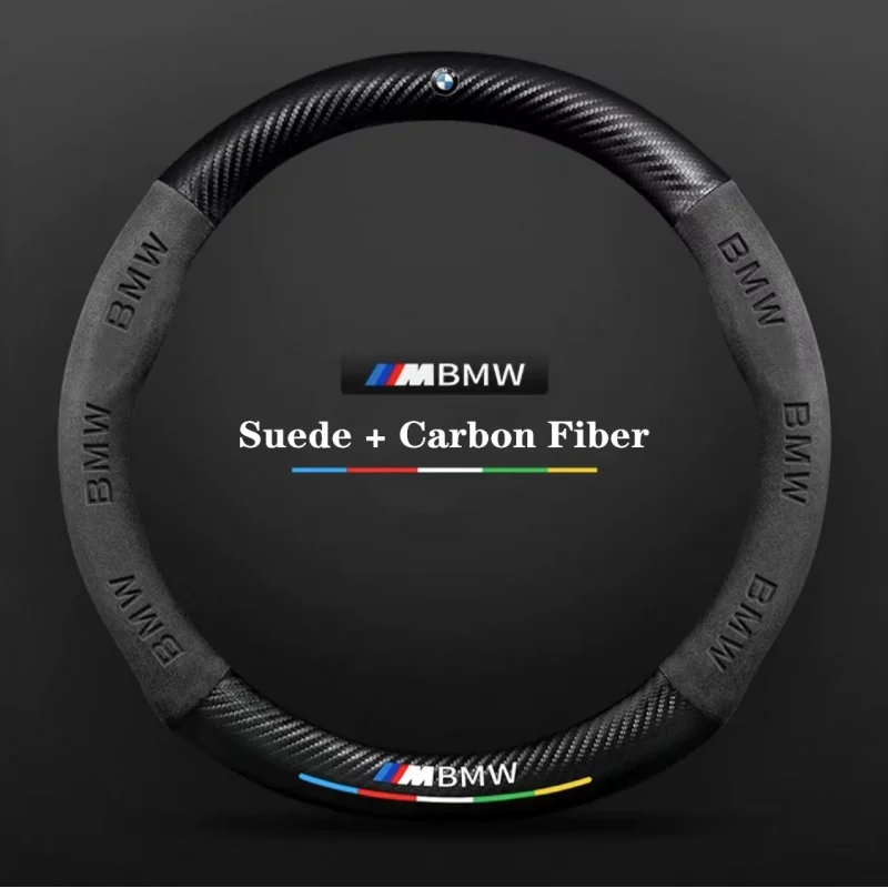 

BMW Car Steering Wheel Cover For M X1 X2 X3 X4 X5 X6 X7 G01 G02 G20 E87 E88 E90 E91 E39 E46 F01 F02 F10 F20 F30 E60 E61 E70 E71