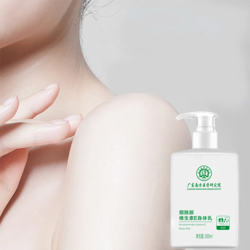 300ml Niacinamide Vitamin E Deep Cleansing Lotion Skincare Nourishing Body Skin Whitening Body Wash Beauty Products