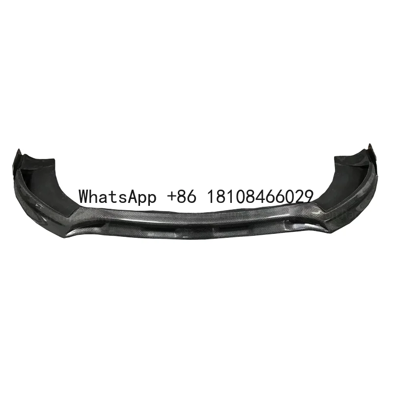 Фото Benz GLA Class X156 GLA45 AMG 2013-2019 Передний бампер из настоящего углеродного волокна, спойлер для подбородка, внешние аксессуары, комплект кузова, губа №1