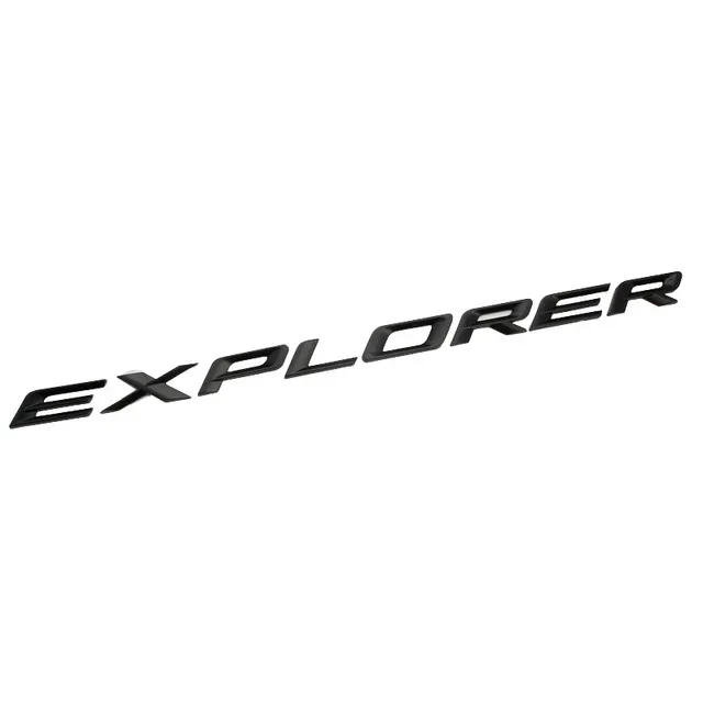

Автомобильный 3D металлический передний капот, слова, буквы, логотип, наклейки, эмблема, значок, наклейка для Ford Explorer 2020 2021 2022 2023, аксессуары