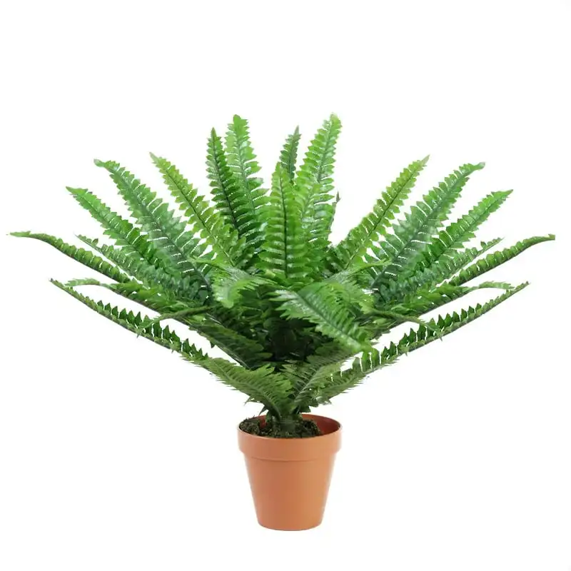 

Potted Artificial Green Boston Fern Plant Spring Decoration
