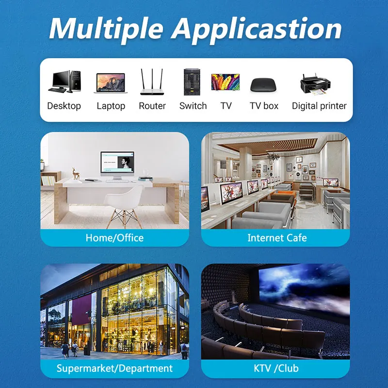 Ethernet-кабель ZoeRax CAT8 24awg 40 Гбит/с 2000 МГц |