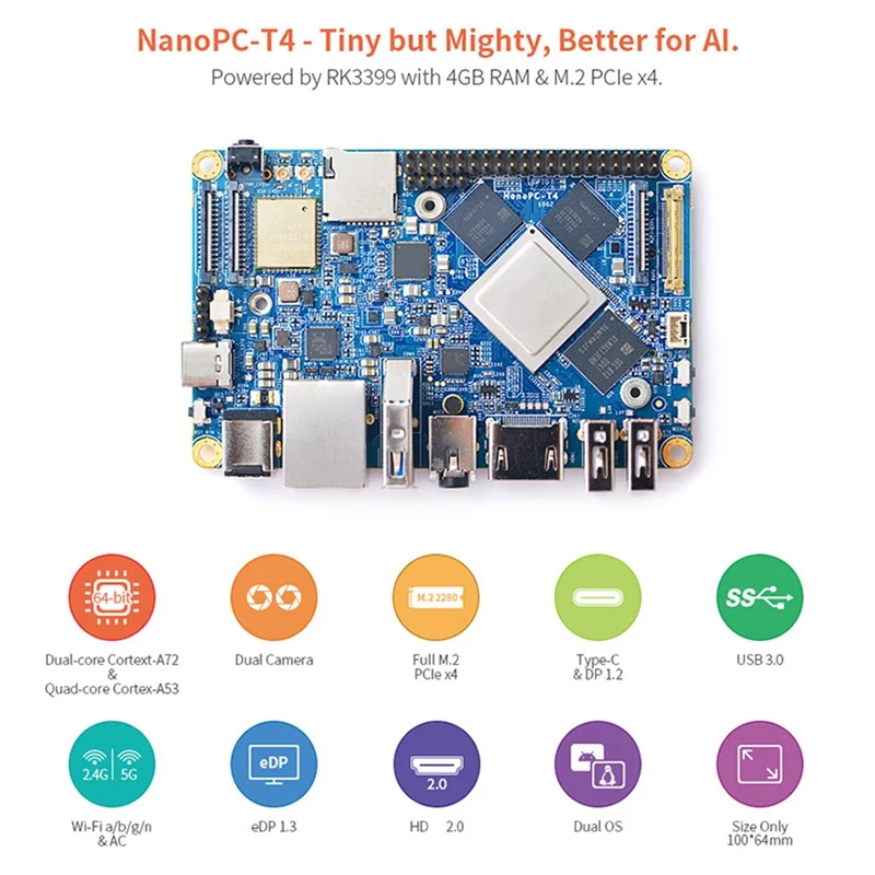 

Для телефона, Rockchip RK3399 4G LPDDR3 + 16G EMMC ОЗУ, Двухдиапазонная Wi-Fi Двойная камера, воспроизведение 4K, Android 10, макетная плата