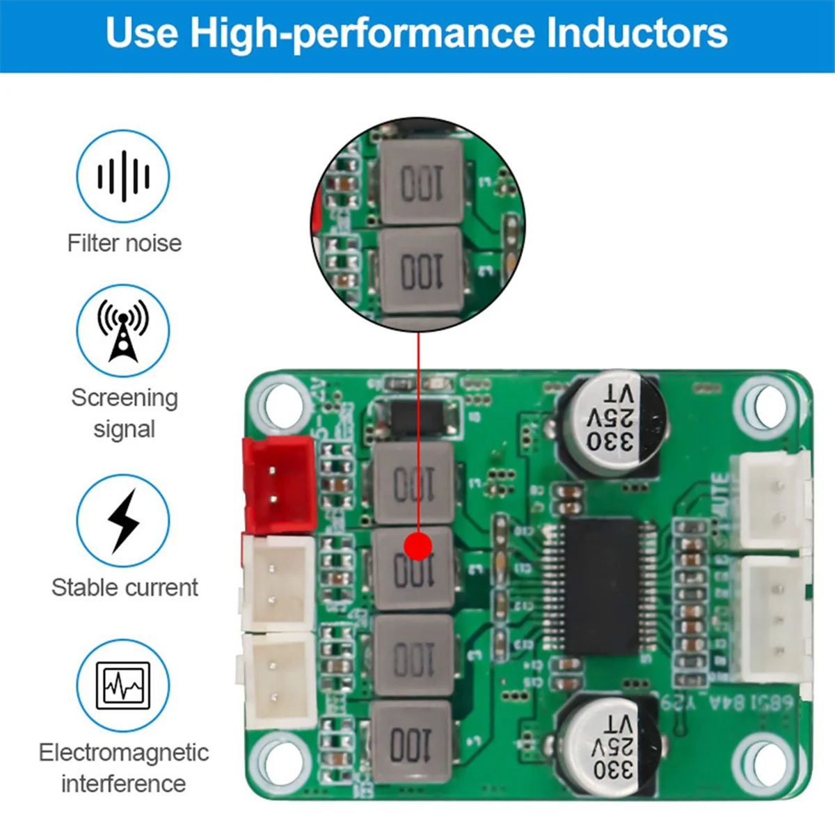 TPA3118D2 Плата цифрового стерео аудиоусилителя 30 Вт и 2 0-канальный модуль усилителя