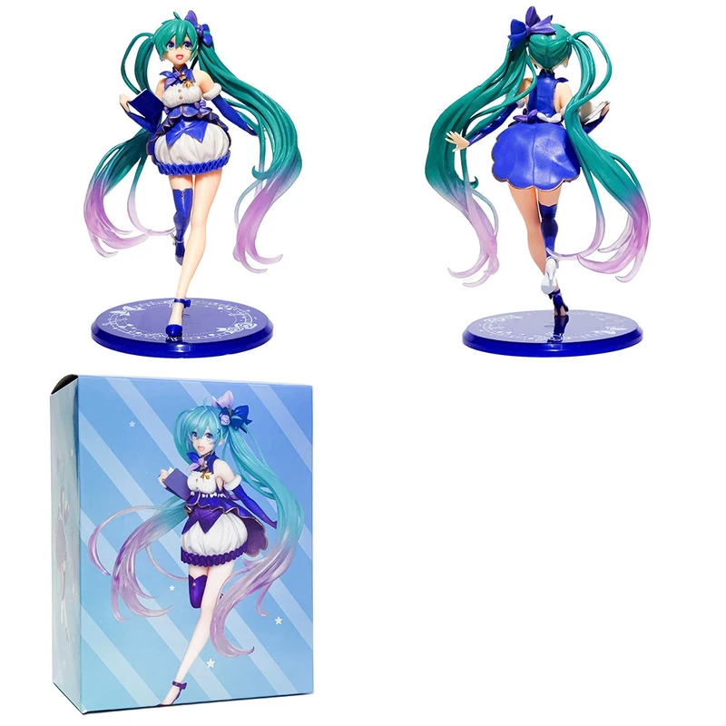 

Аниме экшн-фигурка Vocaloid Hatsune Miku четырёхсезонная 3-я полная одежда зимняя одежда Miku манга Статуя Коллекционная модель игрушка подарок