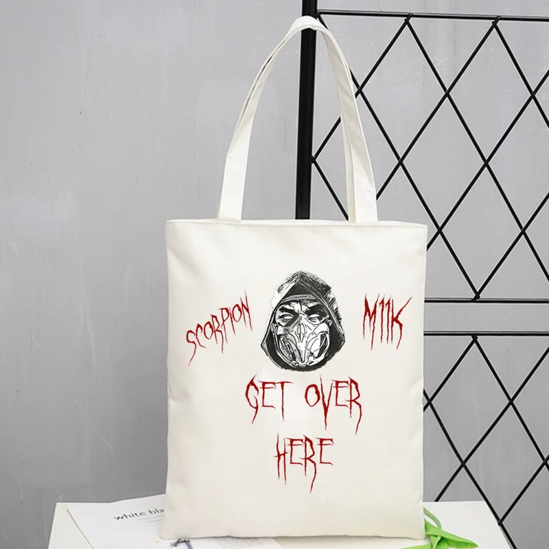 Сумка-тоут Mortal Kombat для женщин дорожные дамские сумочки покупок портативная