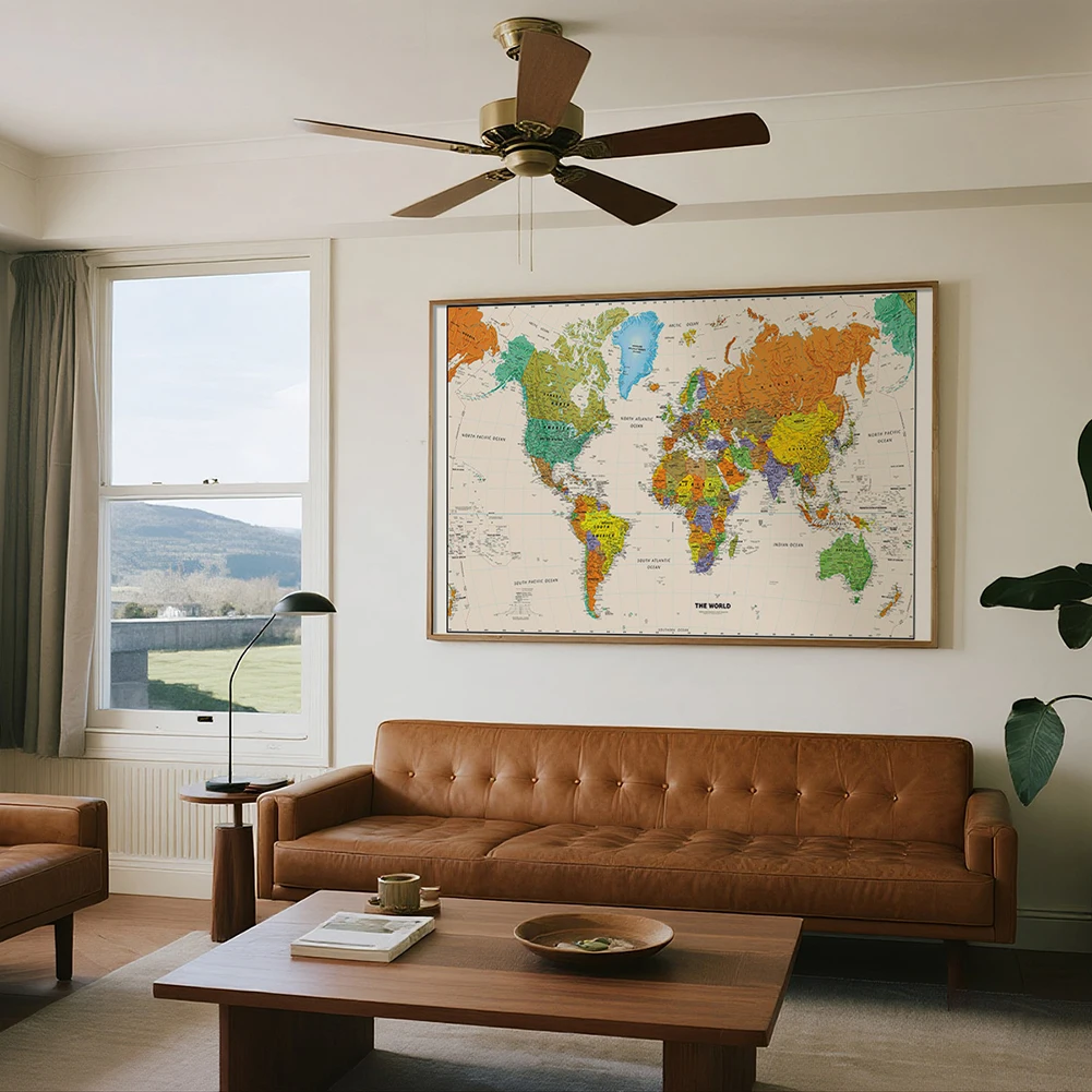 

Винтажная карта мира 225*150 см