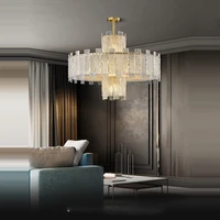 1 3 layer g9 led retro golden copper chandelier lighting fixtures hanging lapmps lustre suspension luminaire lampen for foyer