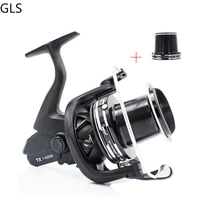 gls new tx14000 series 12000 aluminum spool long throw fishing reel 4 11 distant spinning wheel tackle