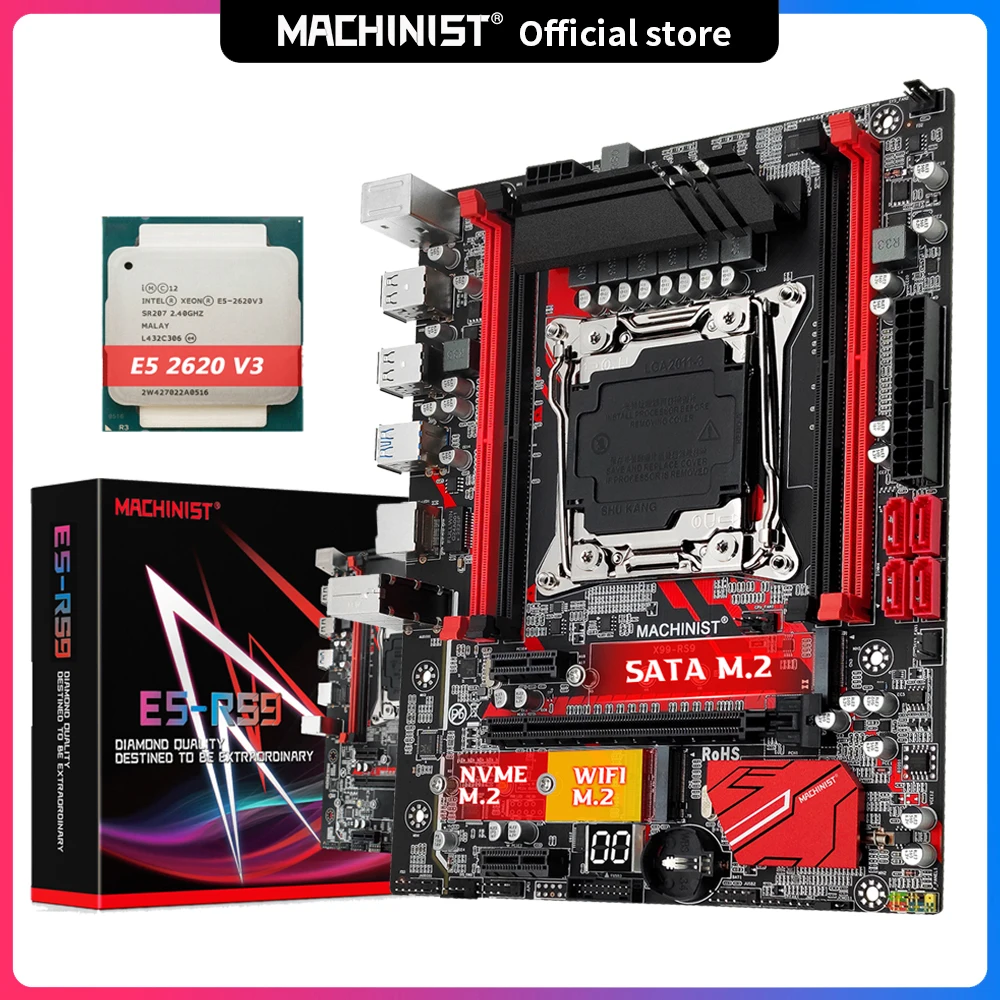    MACHINIST E5 RS9 LGA 2011-3   Xeon E5 2620 V3    DDR4