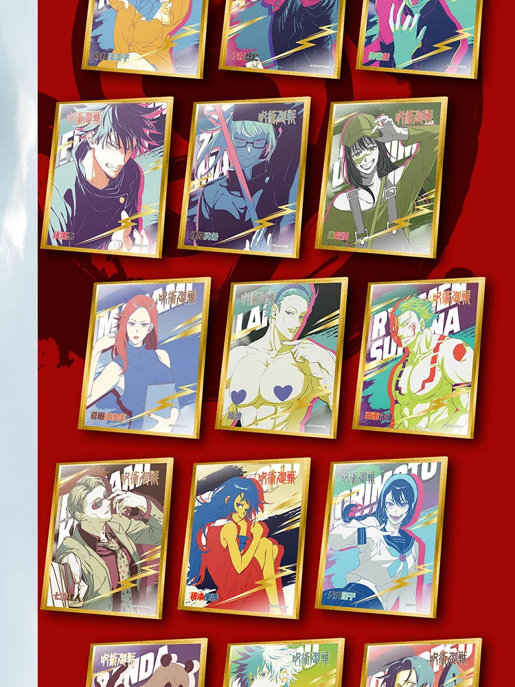 Оптовая продажа цветная бумажная карточка JJK Booster Box Gojo Satoru Nanami Sukuna хобби