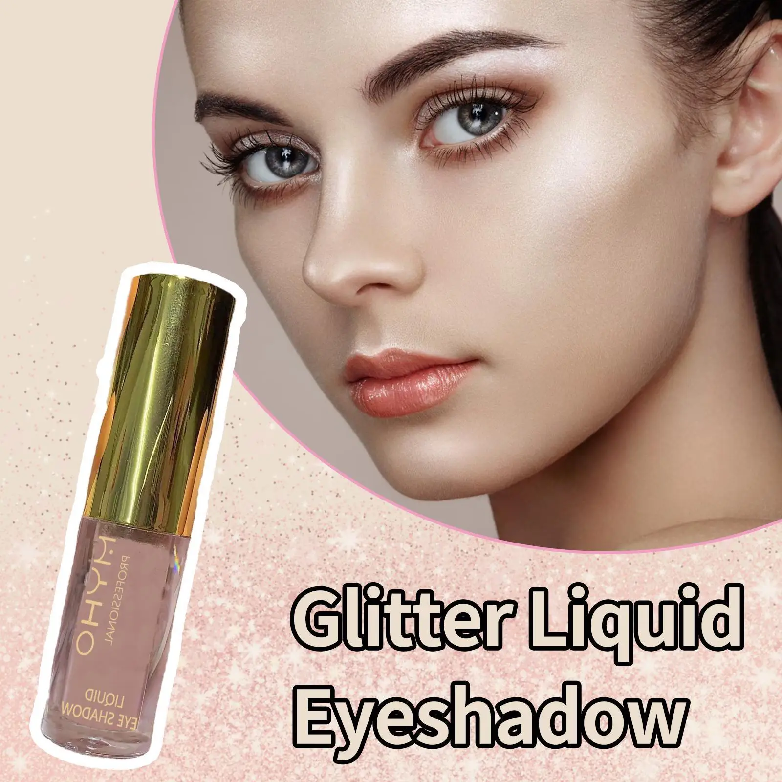 

Brown Glitter Liquid Eyeshadow Stick Contour Blush Pigment Fine Shimmer Matte Natural Cheek Milk Coffee Shadow Cream Eye Makeup