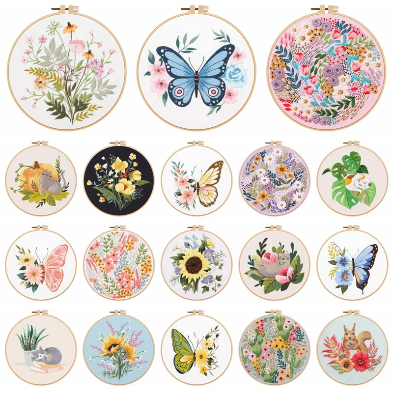 Рукоделие вышивка крестиком наборы для вышивки ободок аксессуары рукоделия