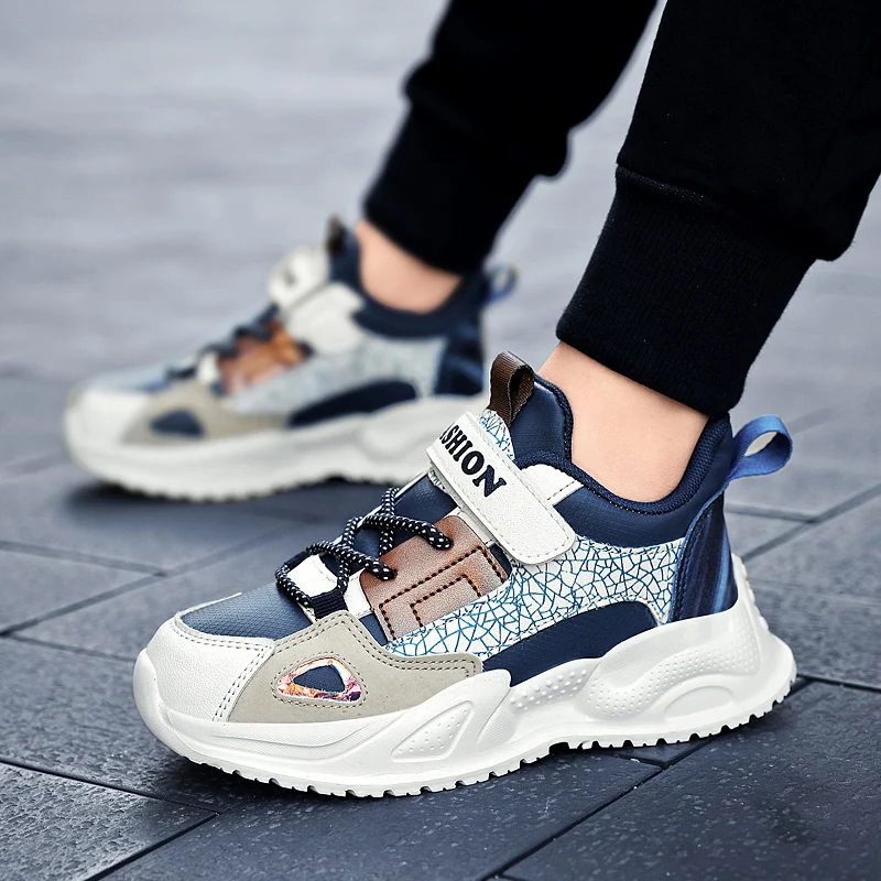 

2022 Autumn New Children Casual Shoes Boys Fashion Running Sneakers Comfortable Kids Sports Shoes Breathable Casual Walking Shoe