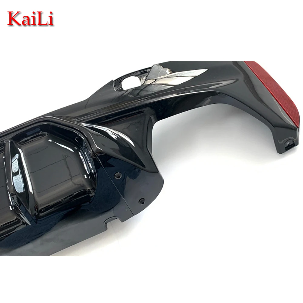 Глянцевый черный задний диффузор для BMW 5 серии G30 G31 M посылка 2017-2024 бампер внешняя