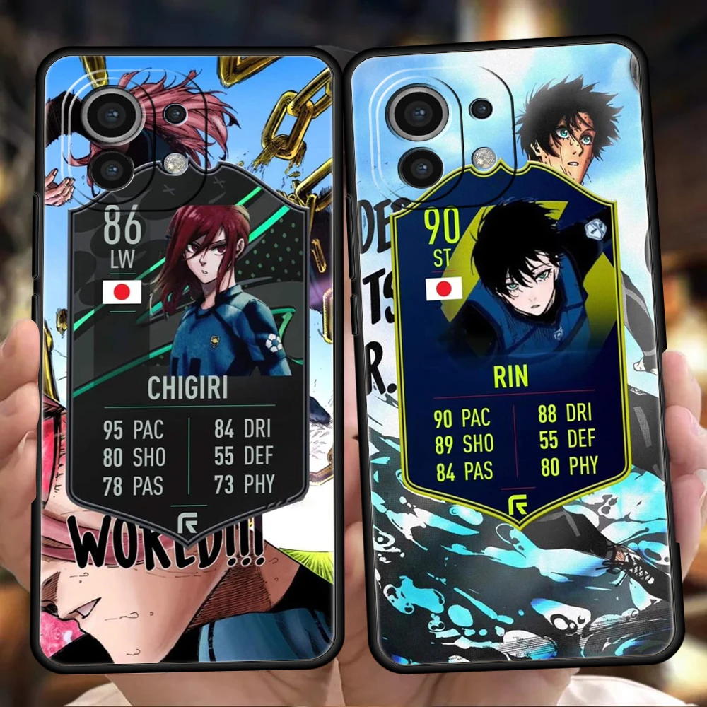 

Blue Lock Anime Phone Case Cover for Xiaomi Redmi Poco F4 F5 M4 M3 X3 X4 X5 NFC Pro Mi 11 Ultra 12T 12 Pro TPU Soft Shell Capas