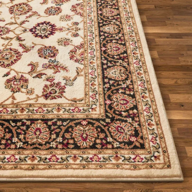 

Stylish & Exquisite Sarouk Traditional Ivory 2'3"x3'11" Area Rug, Perfect For Any Home Decor!