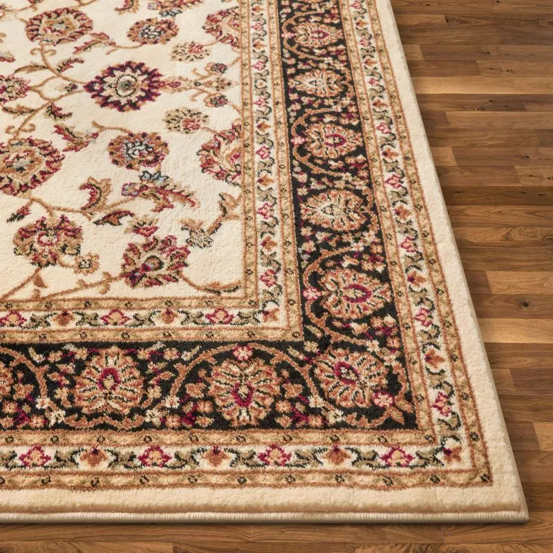 

Стильный и изысканный Традиционный Ковер Sarouk цвета слоновой кости 2'3 'x3'11', идеально подходит для любого домашнего декора!