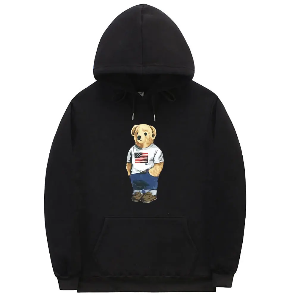 

Bear Lil Peep Graphic Print Hoodie Mne Women Rapper Cartoon Anime Hoodies Cry Baby Sweatshirt Unisex Hip Hop Streetwear Pullover