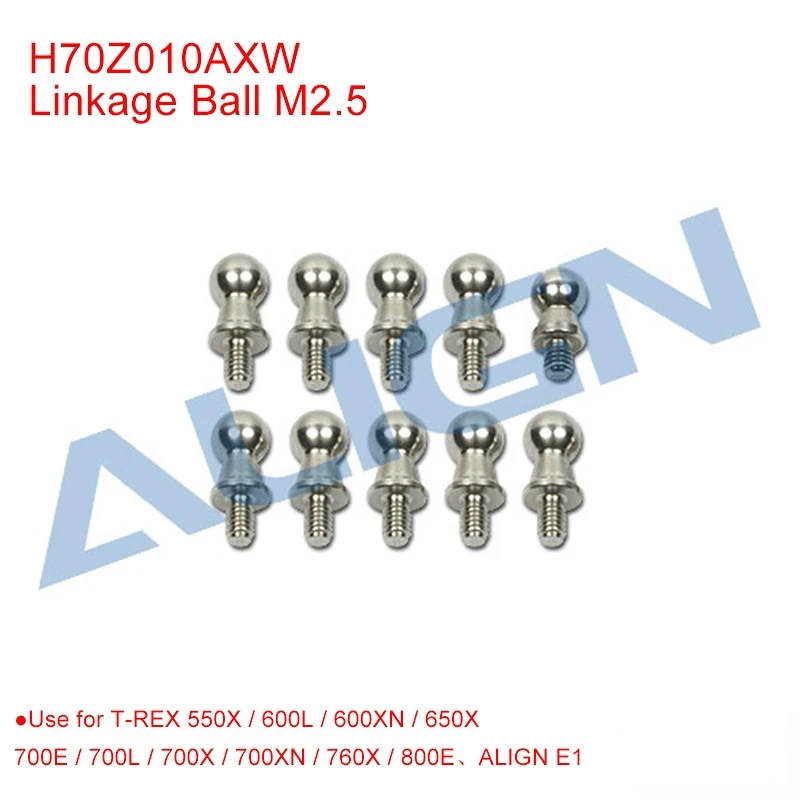 

ALIGN T-REX 500X/600/650/700/800E Linkage Ball M2.5 RC Helicopter Parts
