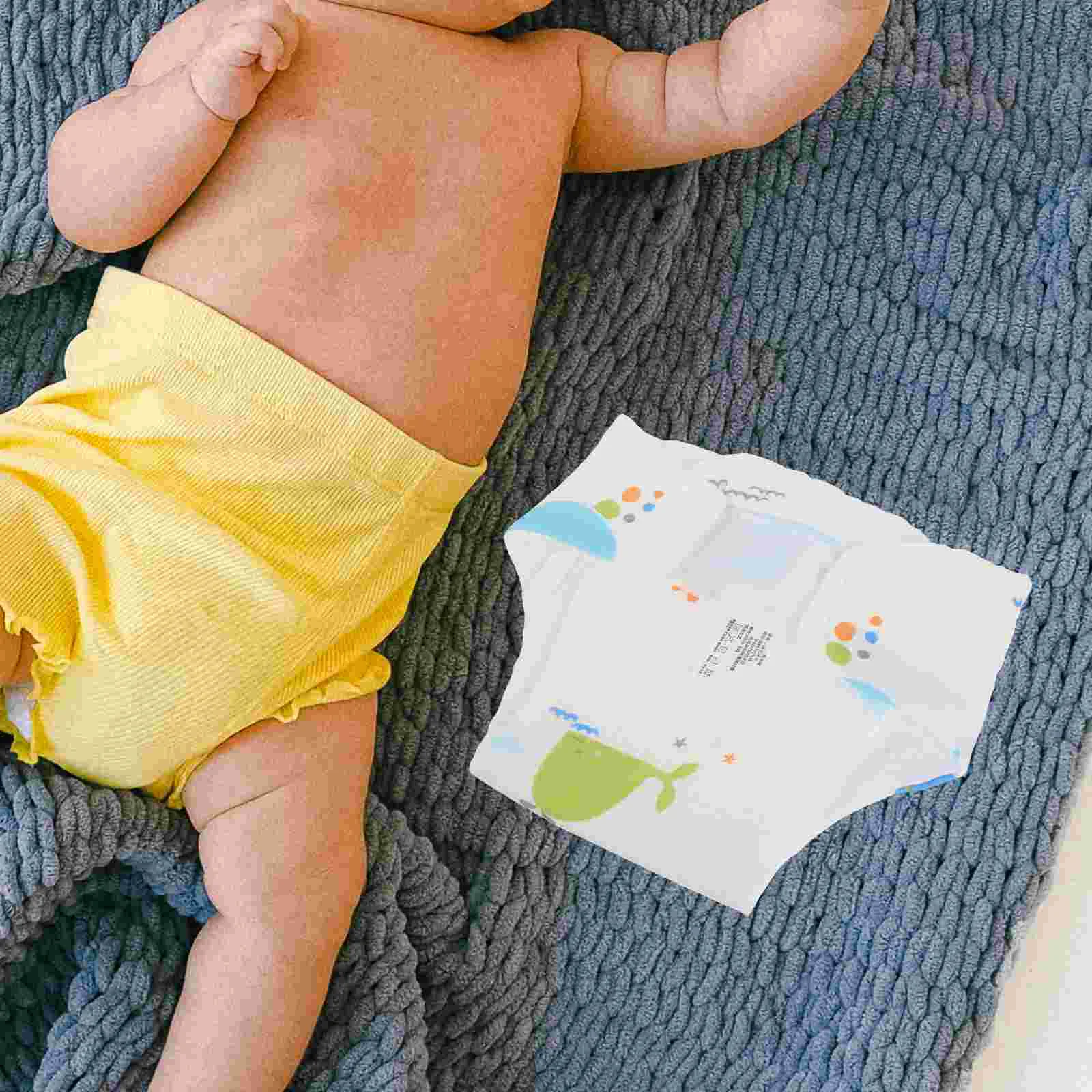 

3 Pcs Diapers Cloth Baby New Born Cartoon Infant Portable Reusable Skin-friendly