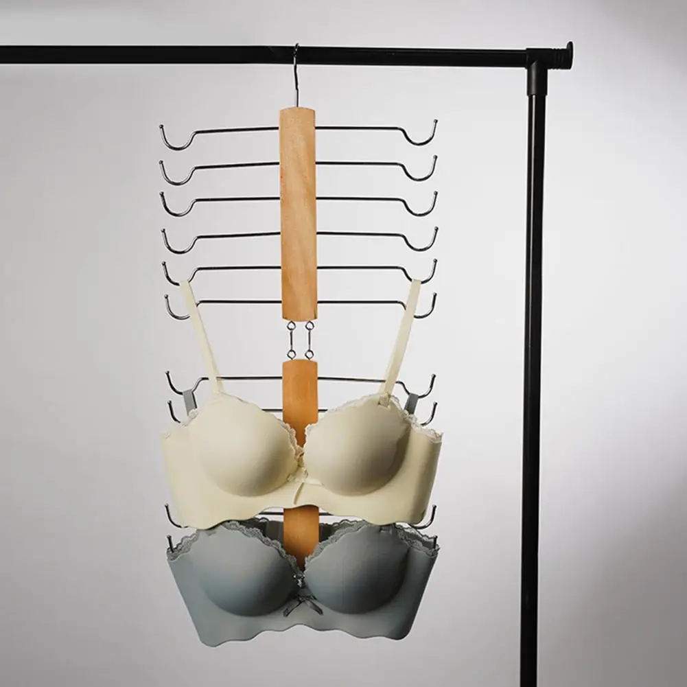 

Vest Hanger Practical Strong Load-bearing 360 Degree Rotation Multi-Layer Tank Top Camisole Bra Organizer Dorm Supply
