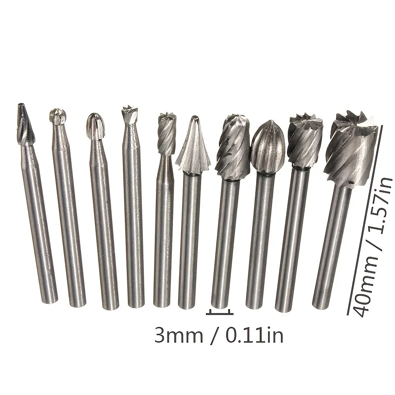 

Набор фрез RIGWARL для Dremel из 10 шт.