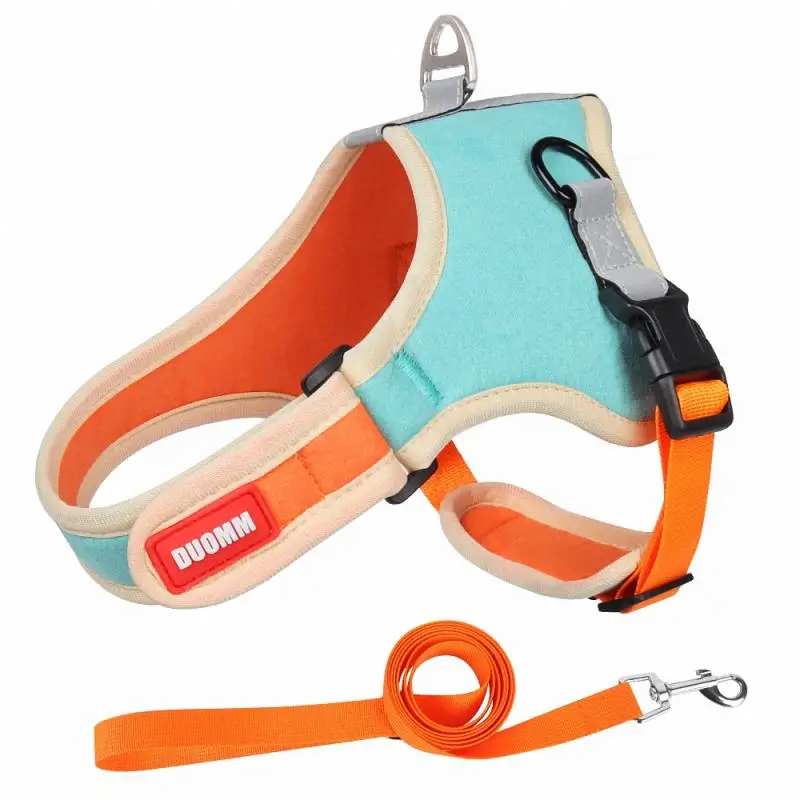 

Dog Harness NO PULL Reflective Breathable Adjustable Pet Harness For Dog Vest Saddle Type Harness Outdoor Walking Dog Supplies