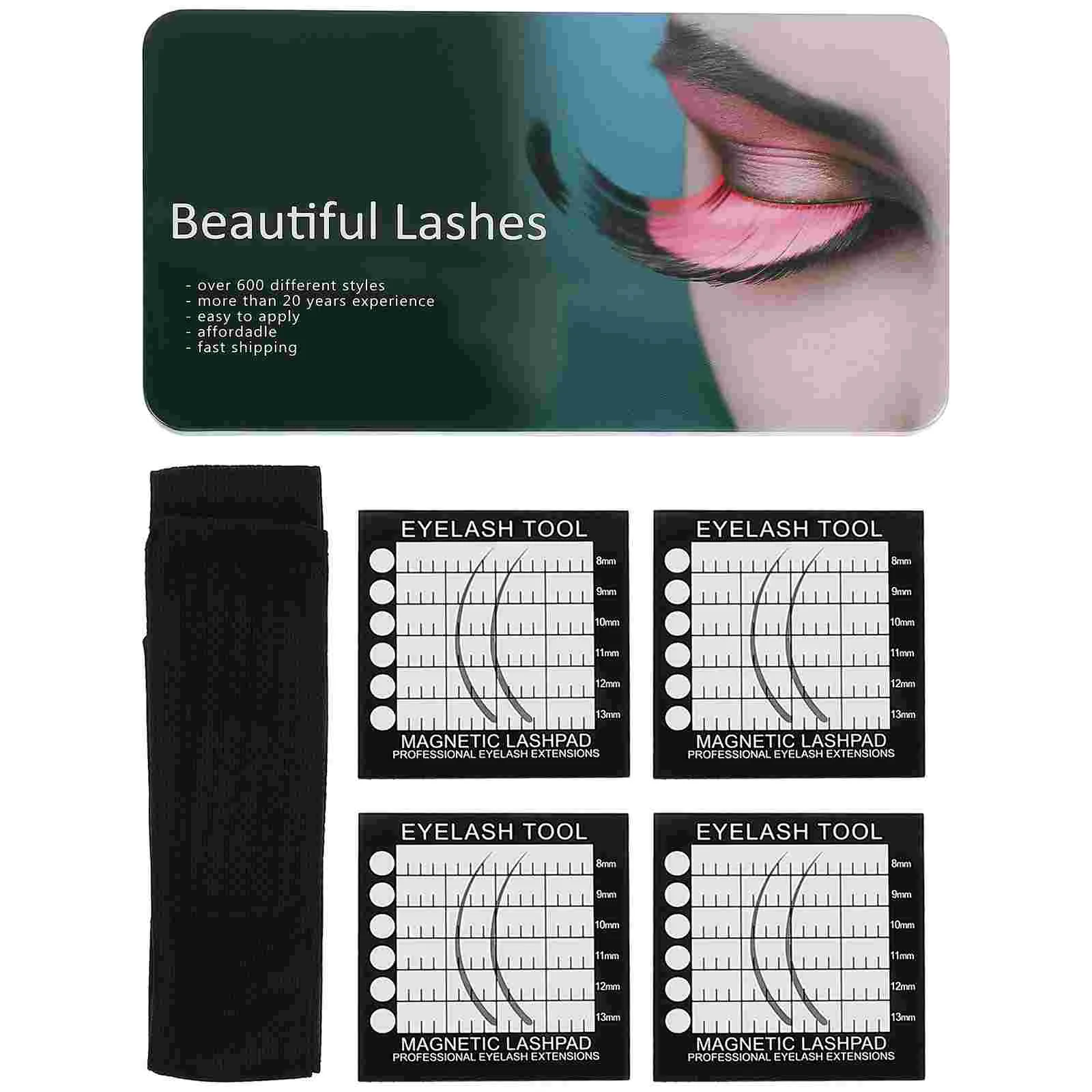 

Magnetic Hairband Magnetic Lash Pad Eyelash Holder Pad Volume Lashes Extension Eyelash Holder Pad Headband