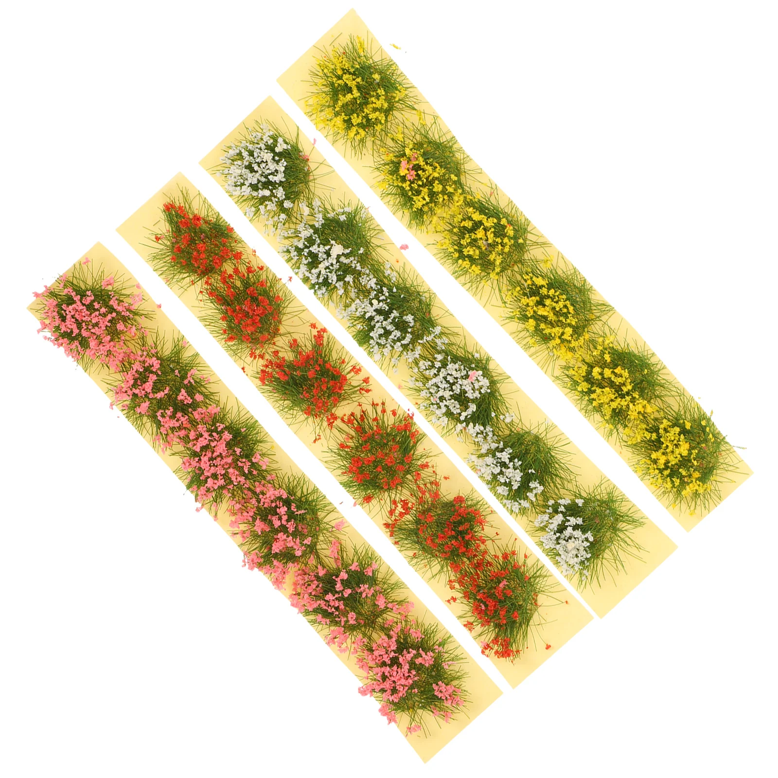 4 шт. дом микро пейзаж растение цветок кластер кустарник миниатюрный орнамент