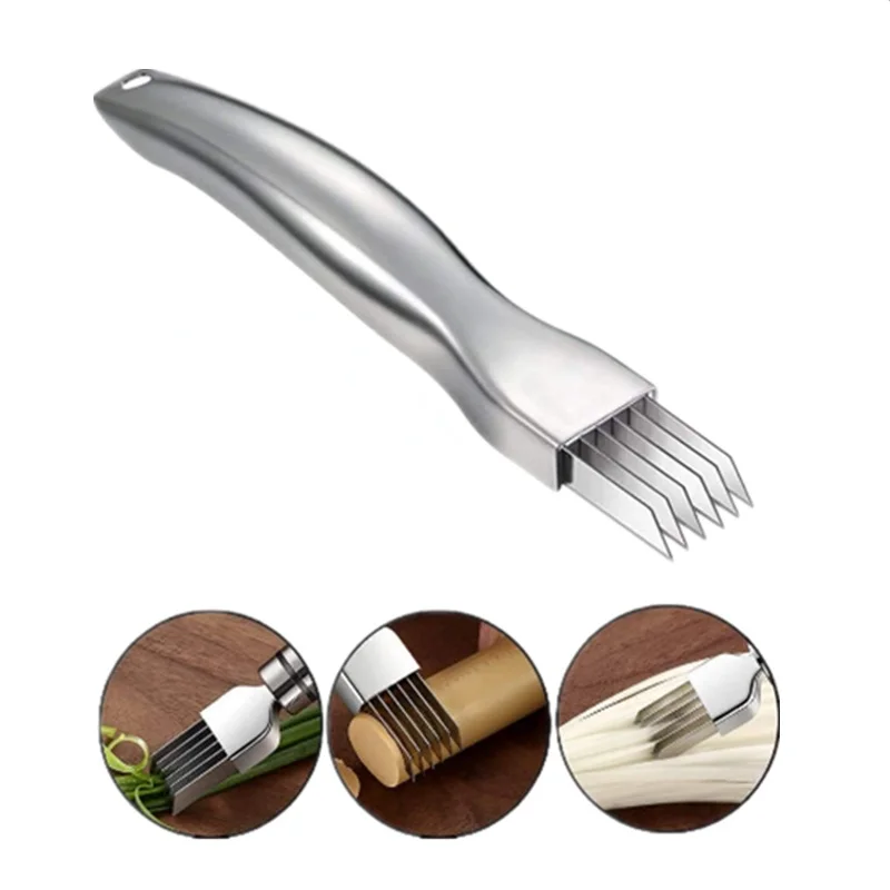 

stainless steel Onion Vegetable Cutter Cut Onions Garlic Tomato Device Shredders Slicers Cooking Cutlery Kitchen Accessories