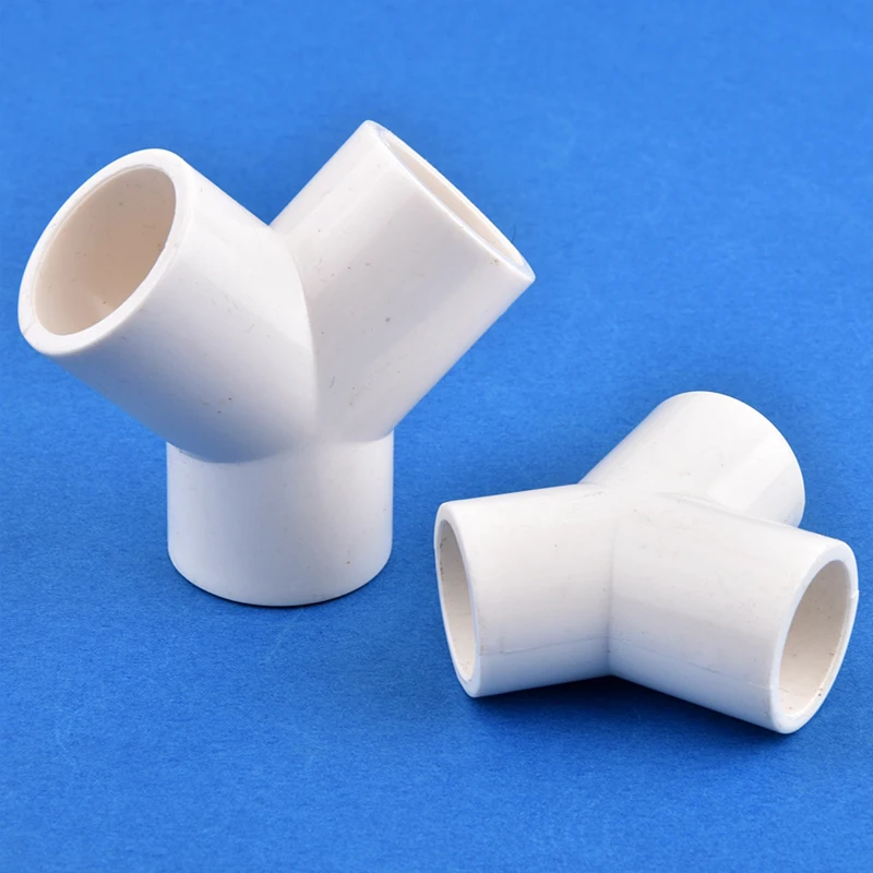 Y-образный тройник из ПВХ соединитель для садовой оросительной трубы адаптер с
