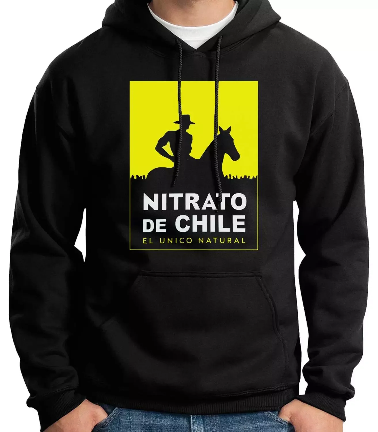 

NEW IN Sweatshirt With Hoodie Nitrate Chile-Retro 80's