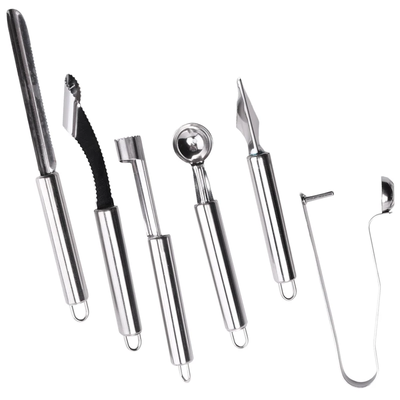 6 шт. инструменты для резки перца Jalapeno котел из нержавеющей стали фруктов и овощей